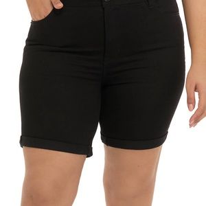 Black Bermuda shorts